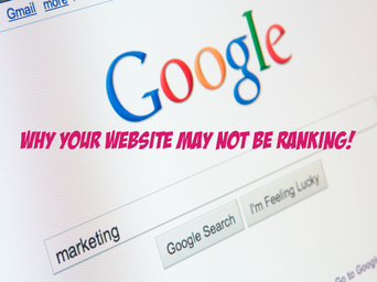 A google search page that says why your website may not be ranking