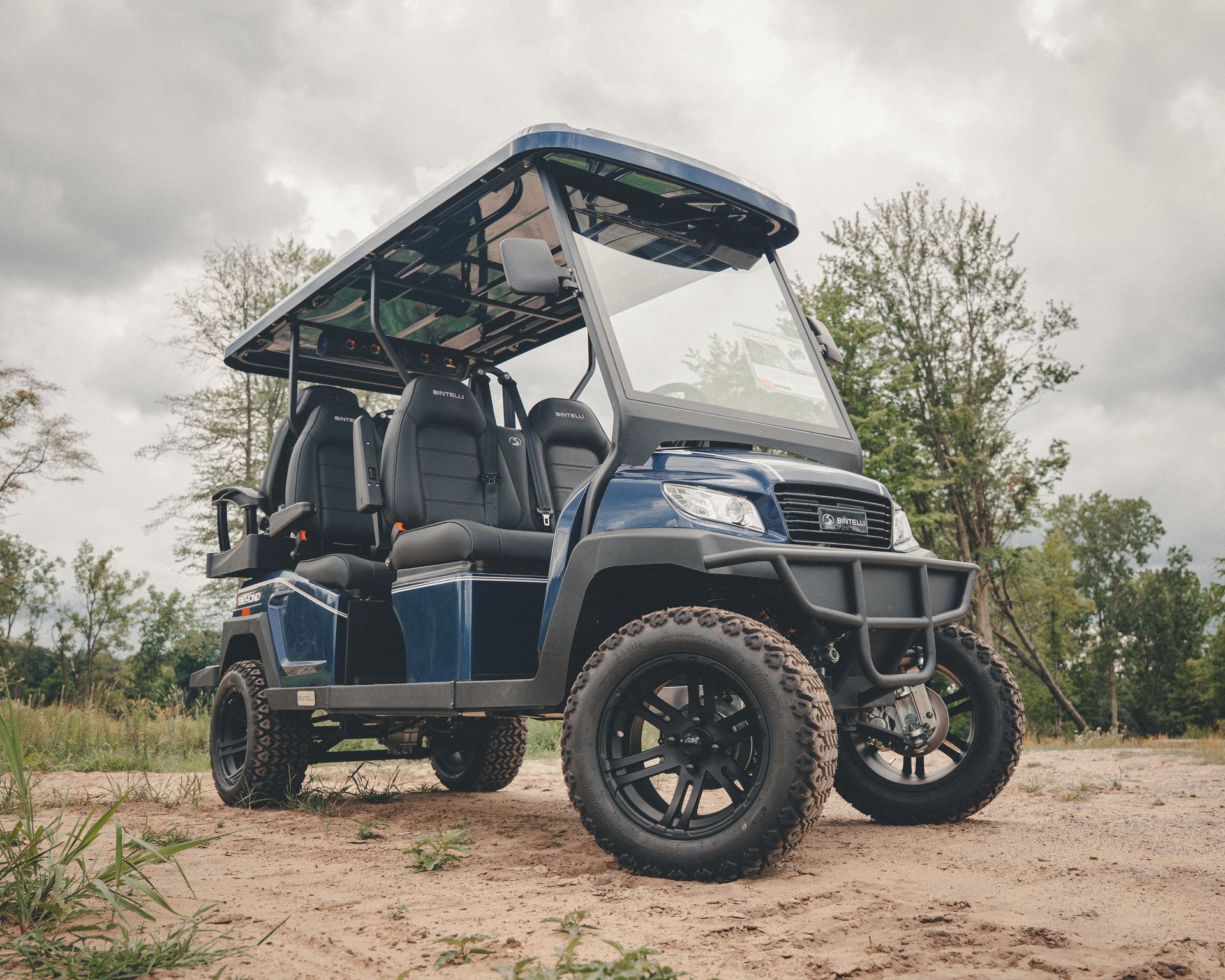 Golf cart in front of the shop | Midwest Truck and Tire