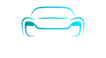 Outline of a teal car against a white background.