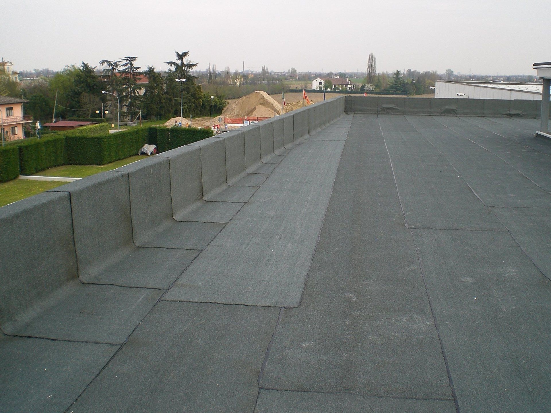 Copertura impermeabilizzata