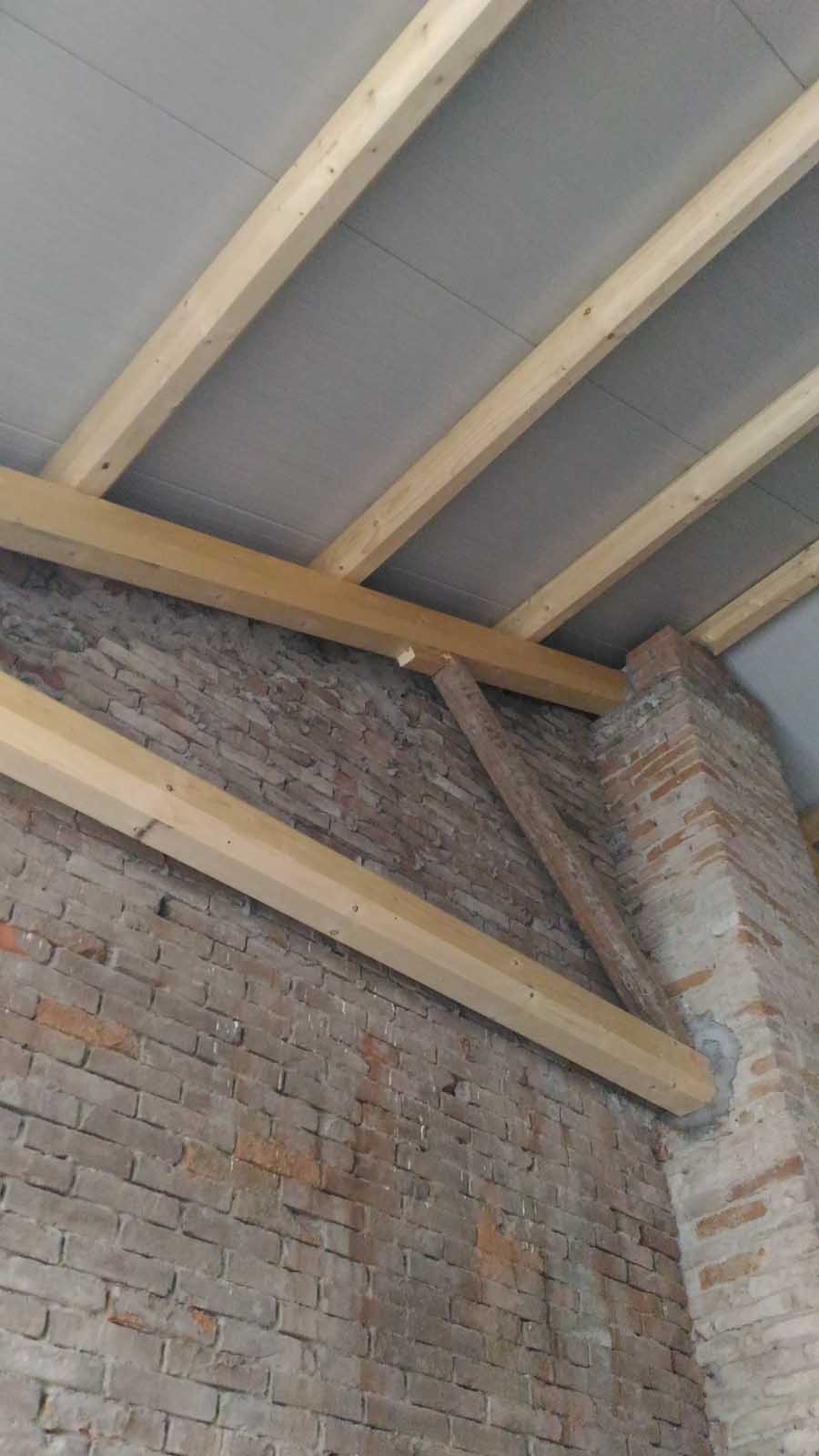 Rifacimento tetto di una casa