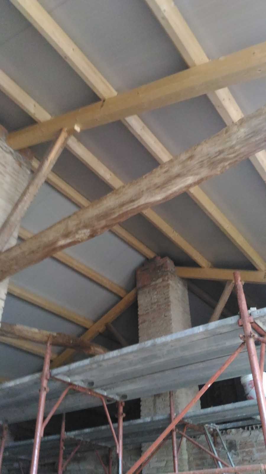 Rifacimento tetto di una casa