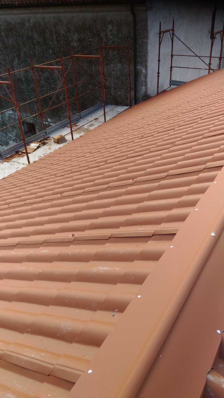 Rifacimento tetto di una casa