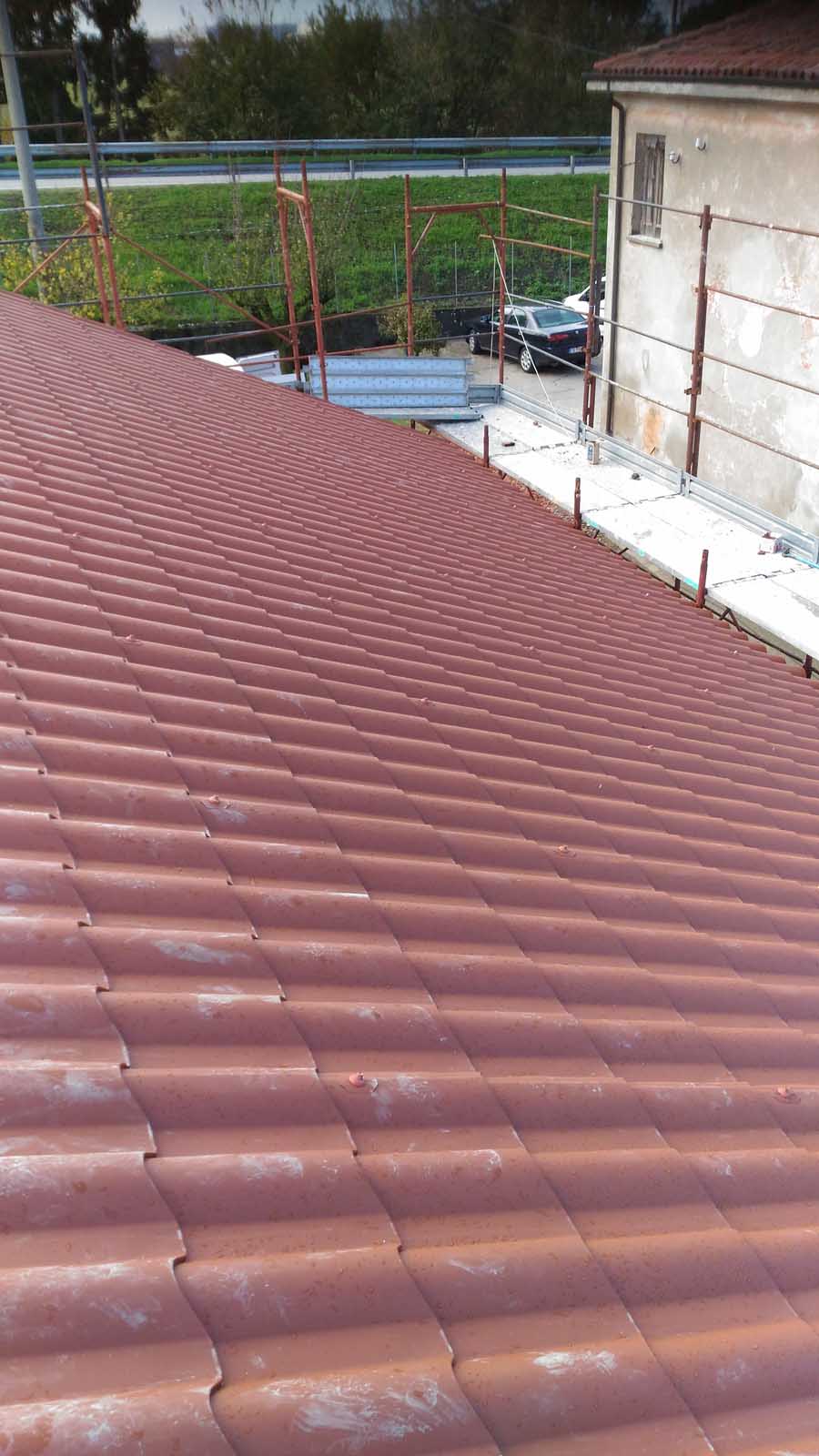 Rifacimento tetto di una casa