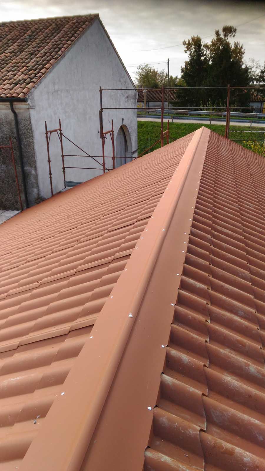 Rifacimento tetto di una casa