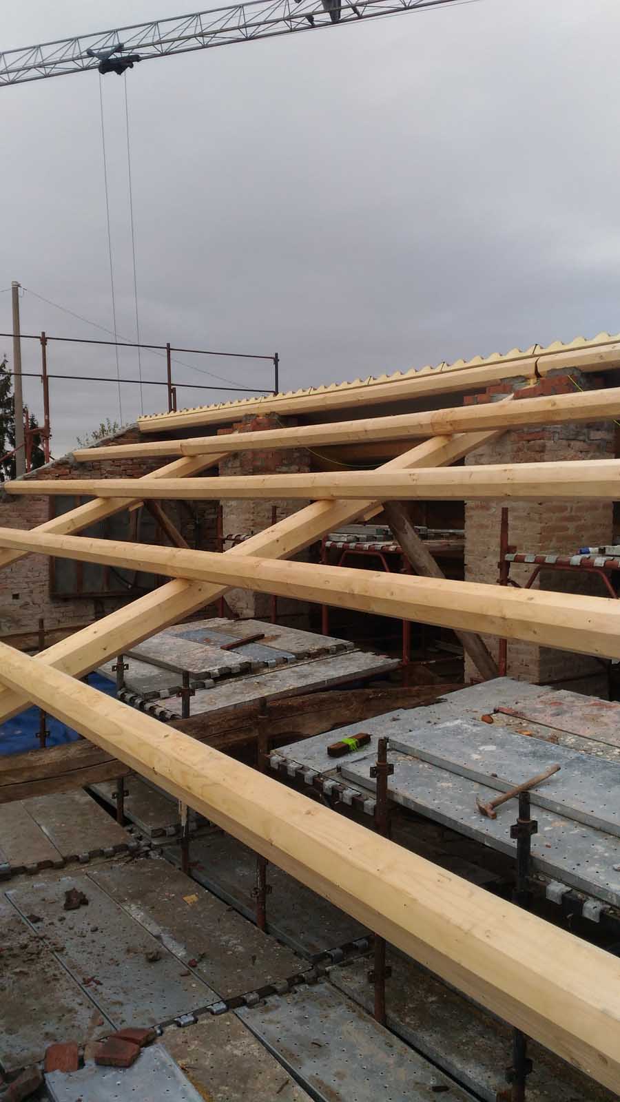 Rifacimento tetto di una casa