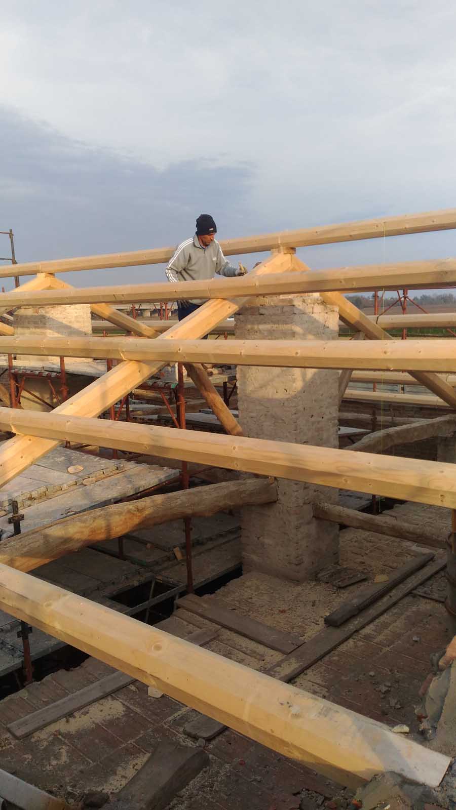 Rifacimento tetto di una casa