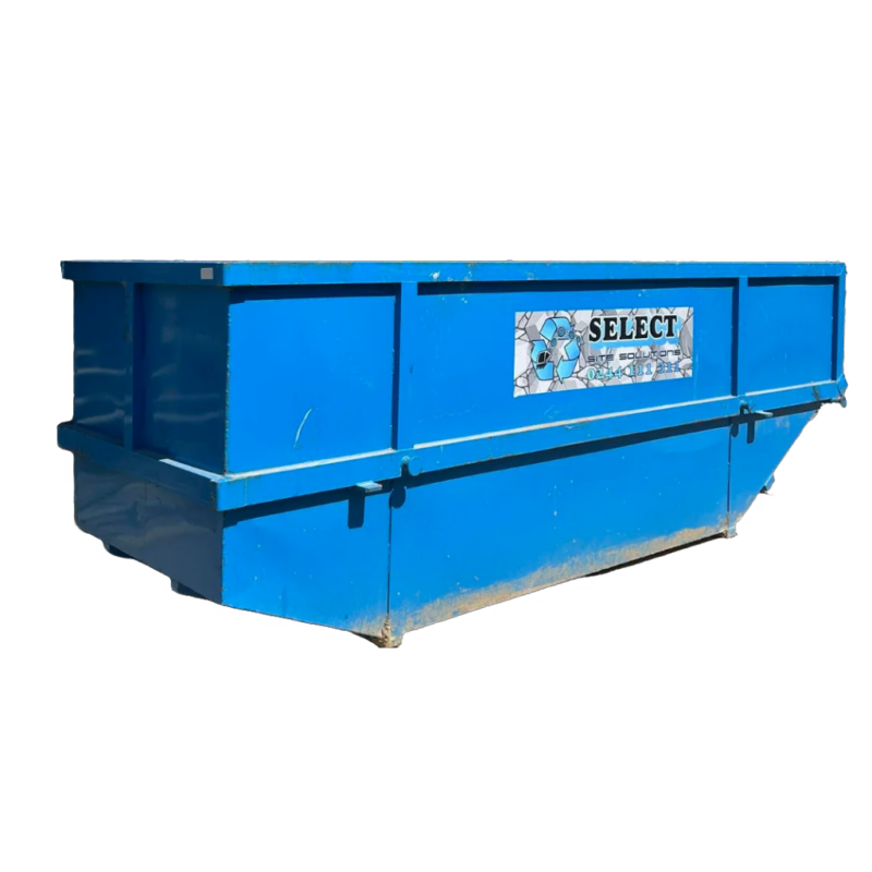 Blue dumpster with a Select logo — Select Site Solutions in South Nowra, NSW