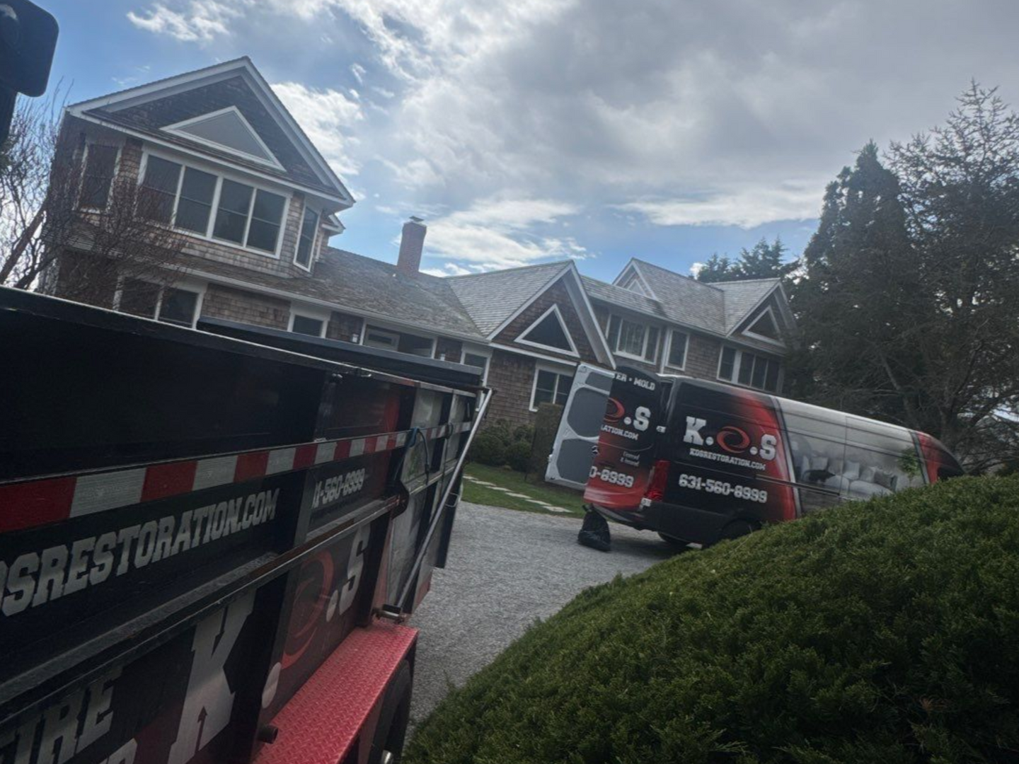 Mold remediation of crawlspace at home in the Hamptons