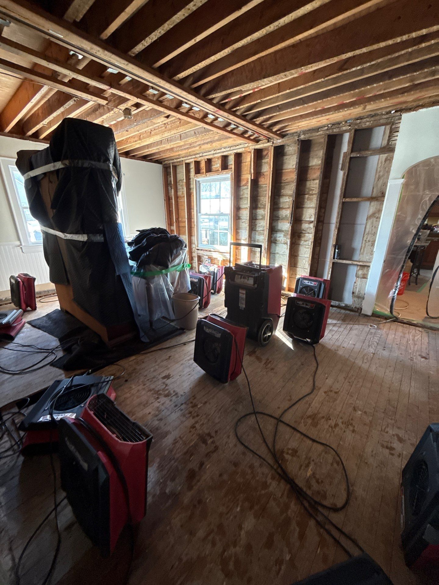 Water damage restoration at a home  in Patchogue NY