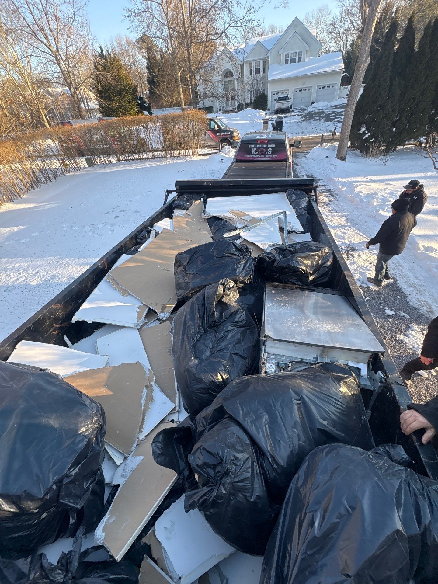 Water damaged building materials removed from home in Westhampton NY