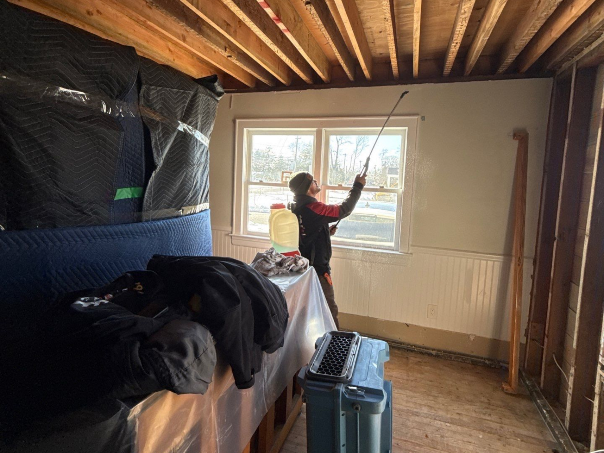 Mold remediation at a home  in Patchogue NY