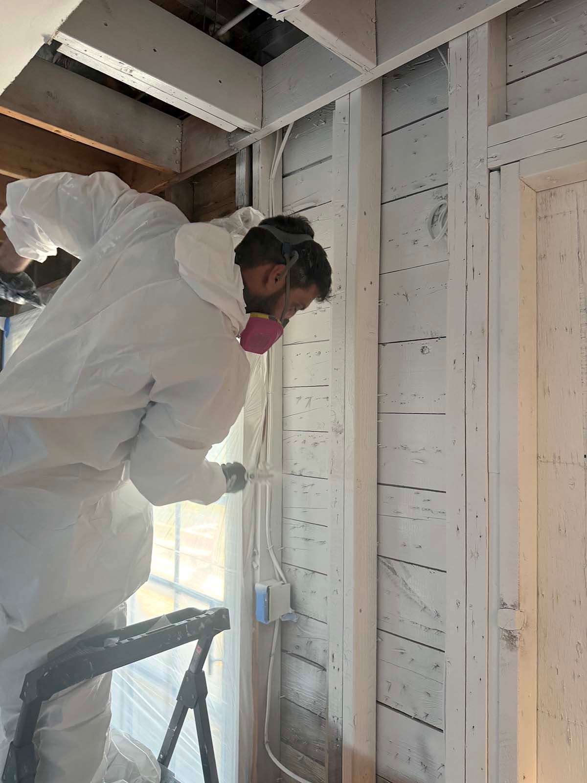 Mold encapsulation service by K.O.S. Restoration on Long Island