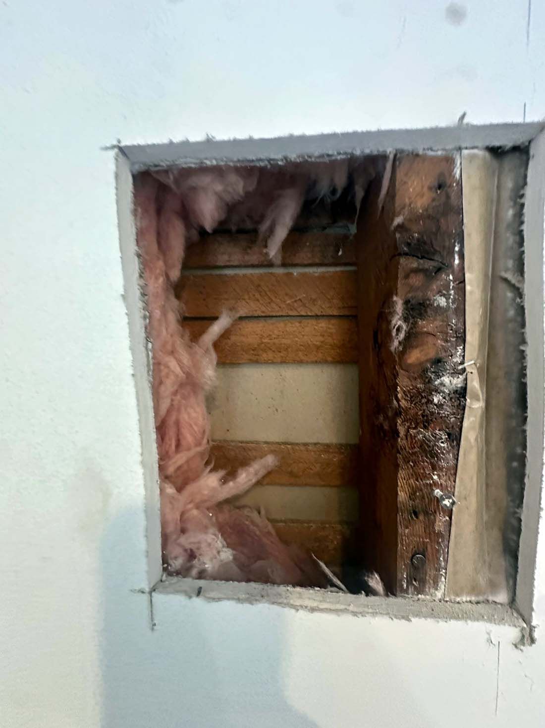 Source of lea and water damage to kitchen ceiling on Long Island.