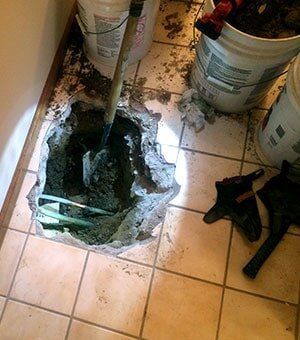 Doing repairing work — West Chazy, NY — Adirondack Affordable Plumbing