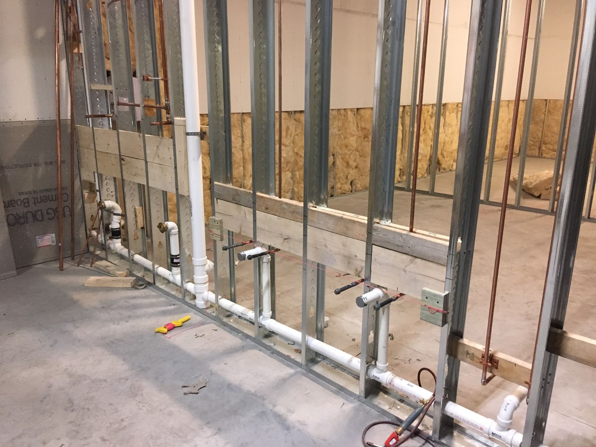 Installing built-in faucet — West Chazy, NY — Adirondack Affordable Plumbing