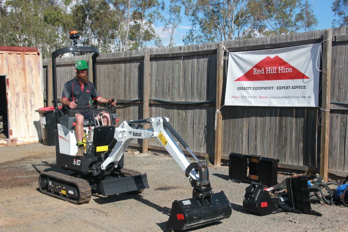 Bobcat E10 Excavator — Dry Equipment Hire in Ipswich