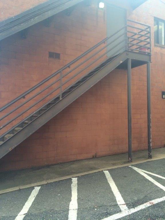 Dirty Gray Stairs — Richmond, VA — Westend Machine & Welding Inc.