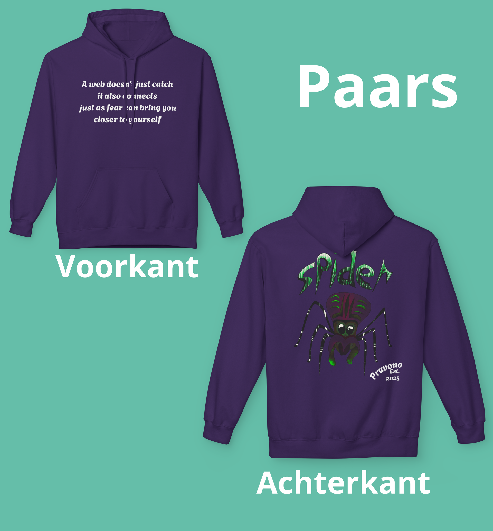 Connection spin Hoodie04 Power in Every Link by Pravono