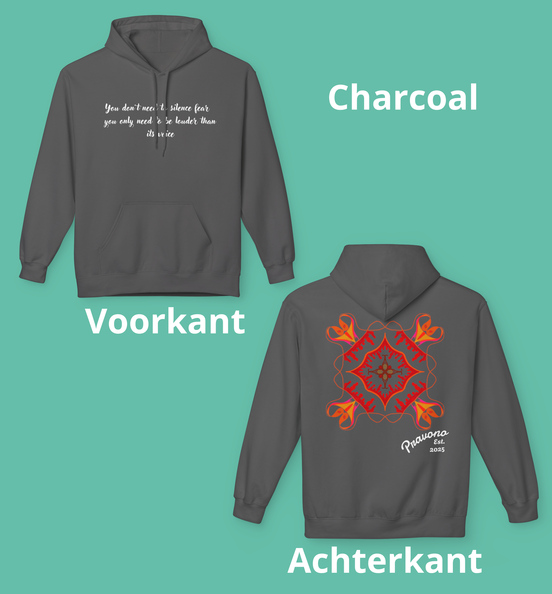 Maneye03 Halloween Hoodie, Laat Angst Fluisteren en Jouw Stem Schijnen.