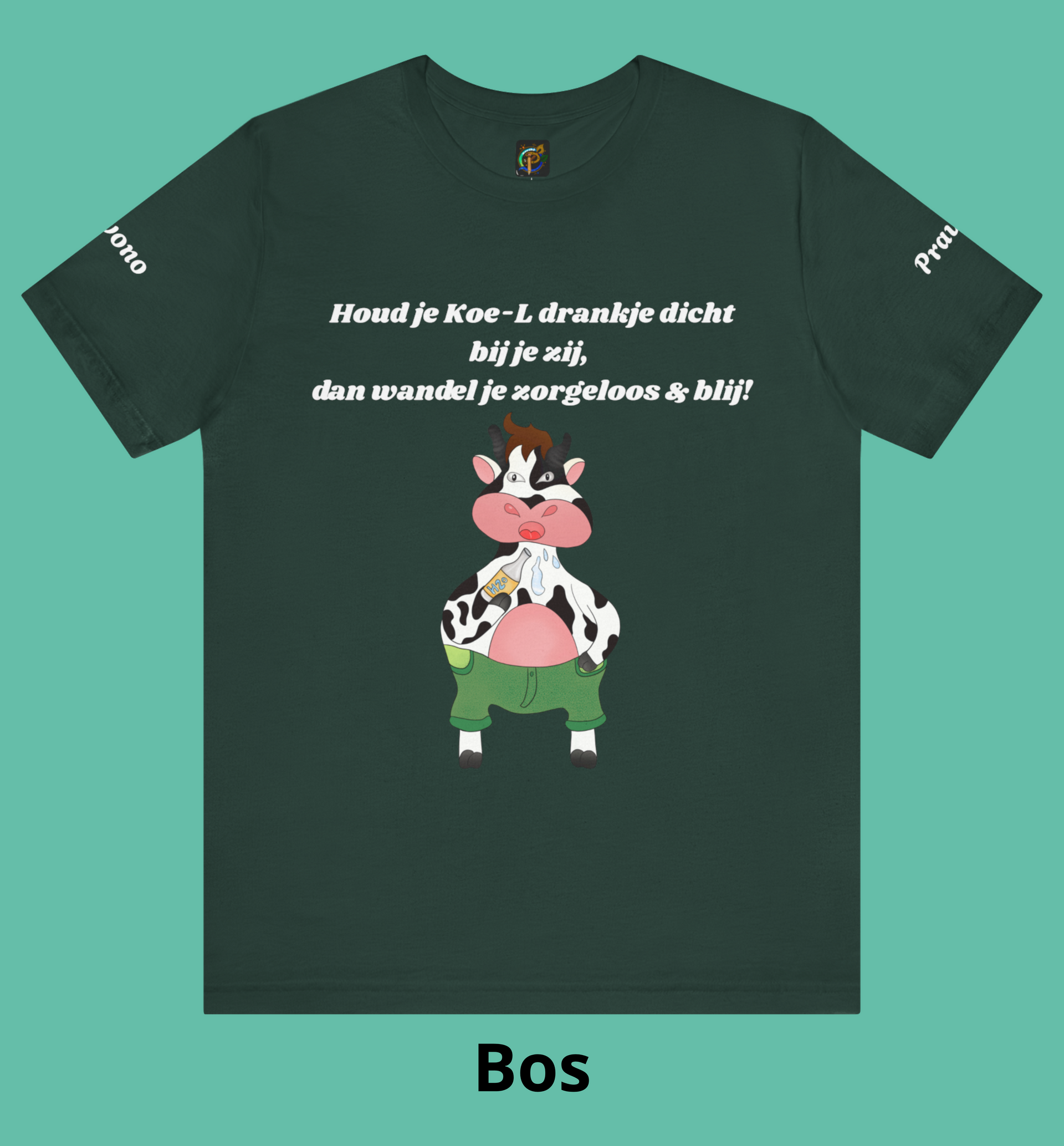 Het perfecte Unisex Wandel T shirt  - Koe-L Drankje !