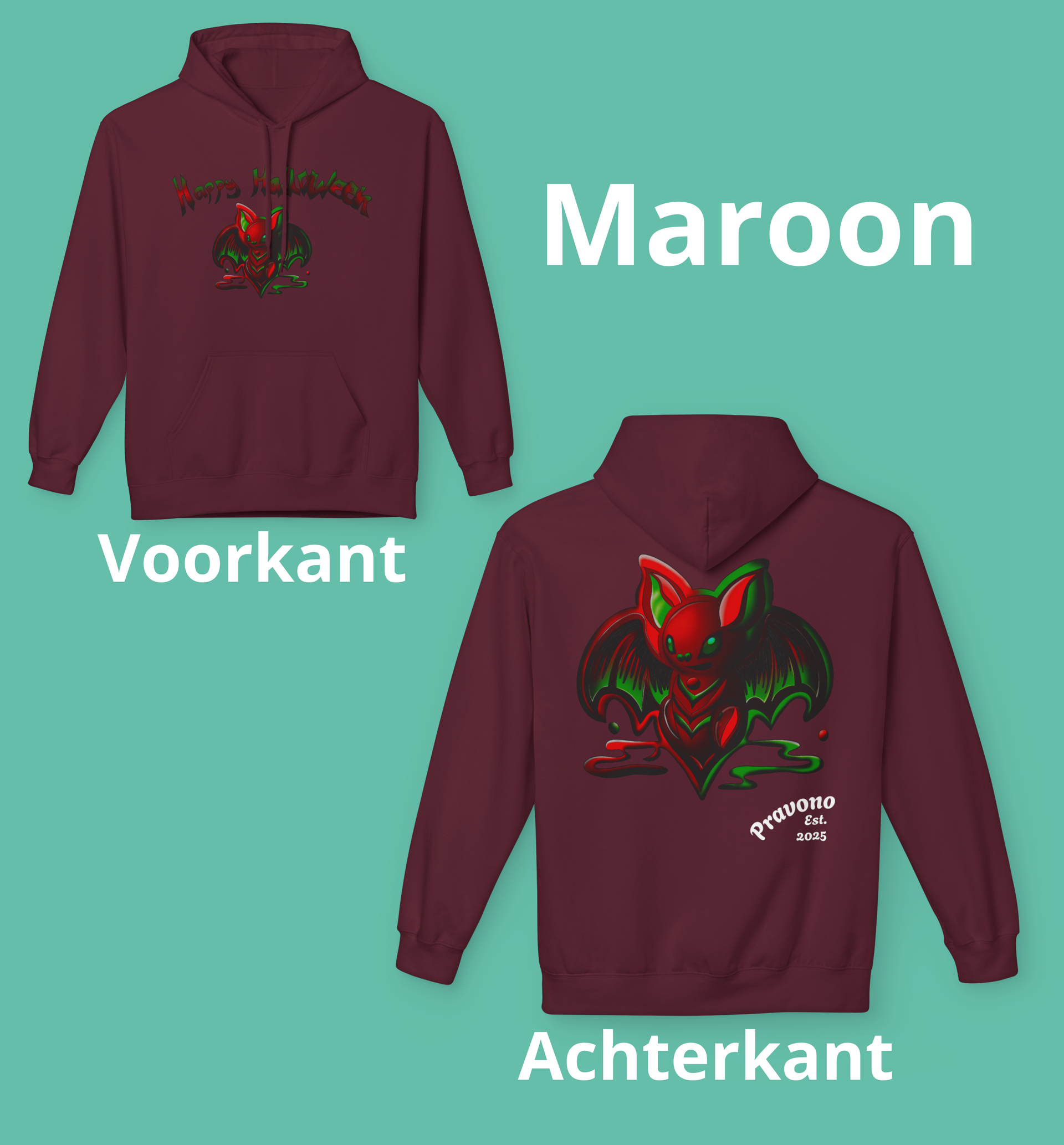 Shadow Flight Red Bat Hoodie  when Dark Meets Color