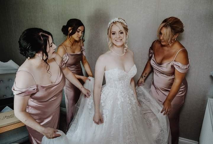 bridesmaid dresses swansea Light Blue Chiffon Mixed Bridesmaid Dresses  Lisposa