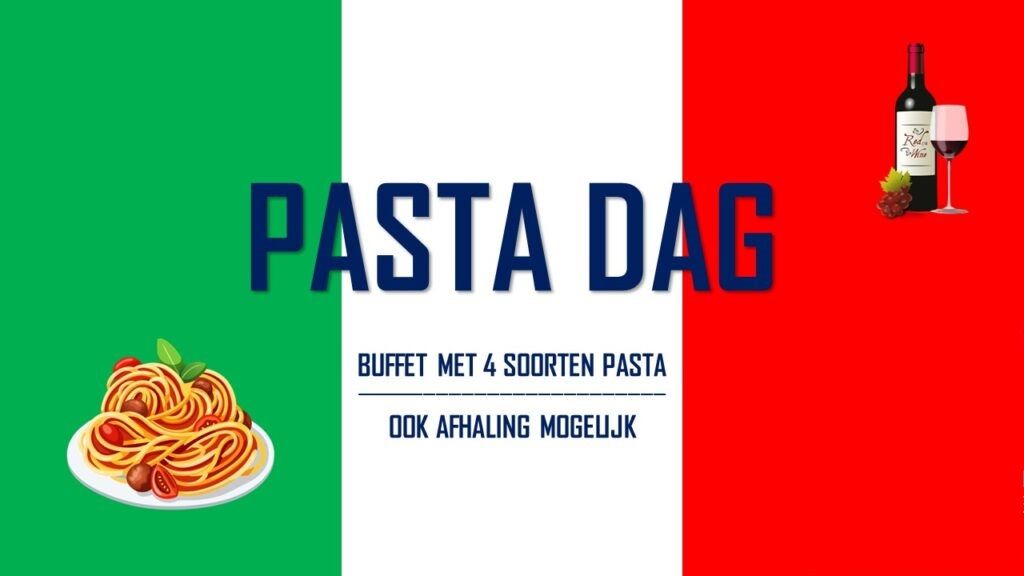 25 oktober Wereld Pasta Dag!