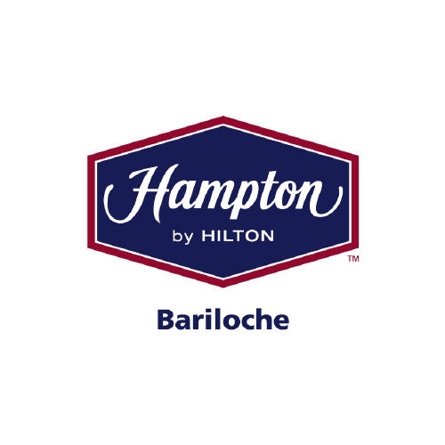 Un logotipo para Hampton by Hilton en Bariloche