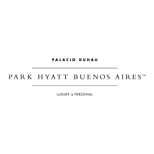 El logotipo de Park Hyatt Buenos Aires está sobre un fondo blanco.