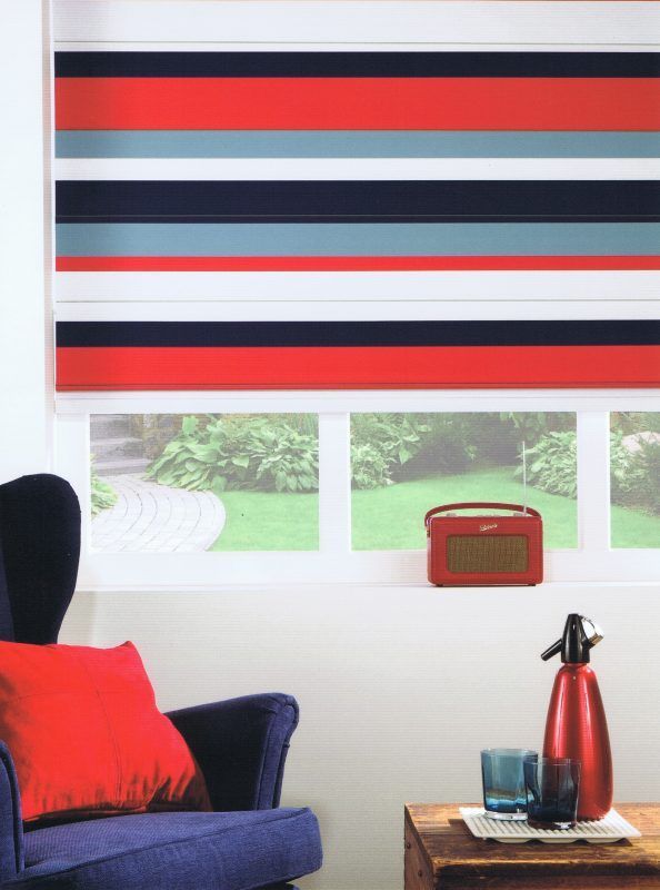 Window Blind With Horizontal Stripes — Abundance Blinds In Wyong, NSW