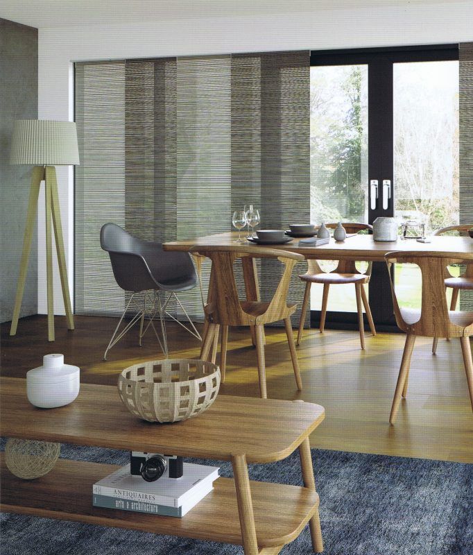 Modern Dining Room With Layered Blinds — Abundance Blinds In Wyong, NSW
