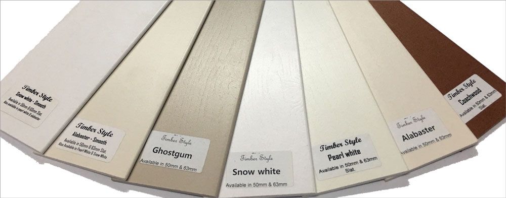 Timber Venetian Colours — Abundance Blinds In Charmhaven, NSW