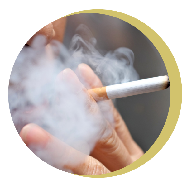 person smoking