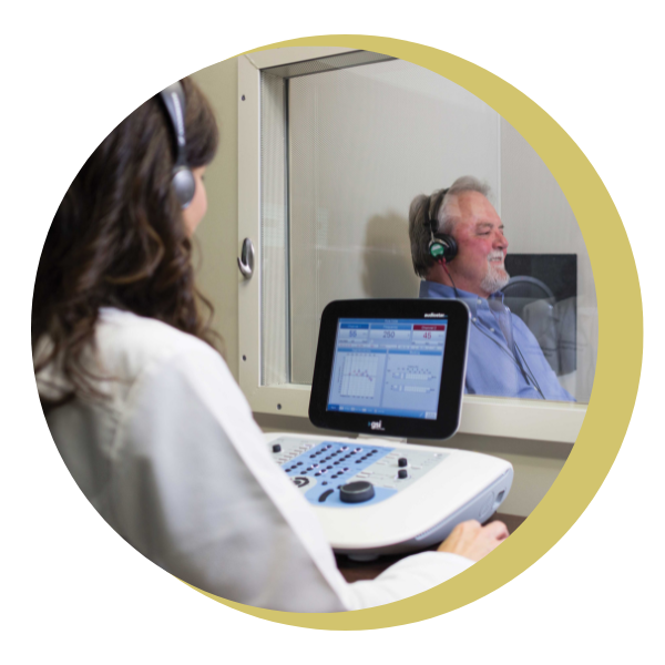 A black and white image of a brain in a circle