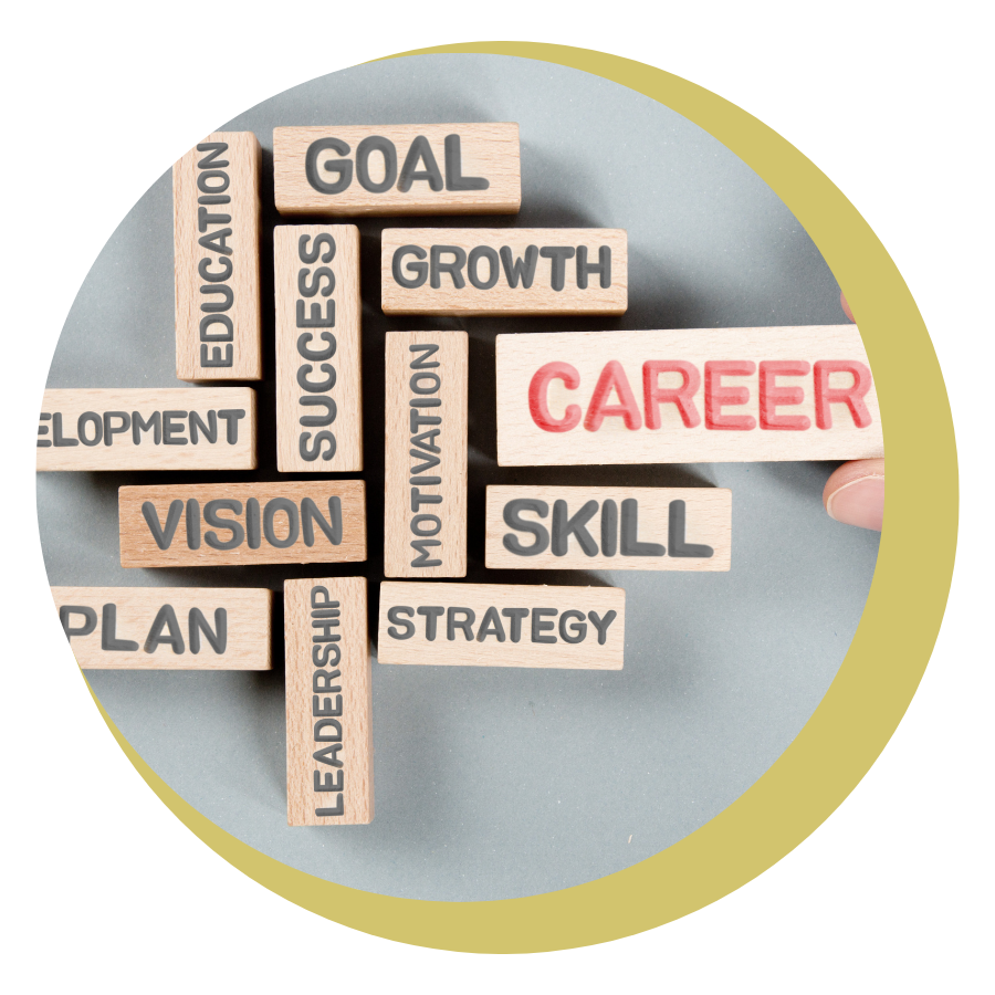 A black and white image of a brain in a circle