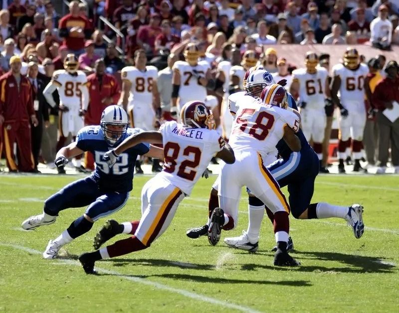 A football player with the number 92 on his jersey
