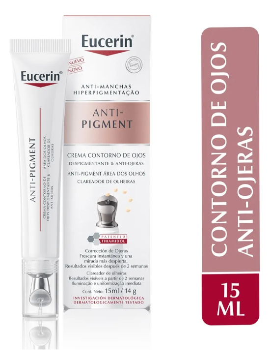 Un frasco de Eucerin Anti-Pigment contiene 15 ml.