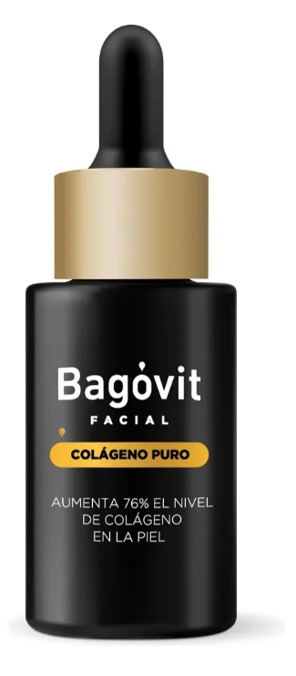 Una botella de Bagovit Facial con un gotero.