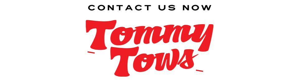 Red Tommy Tows logo with
