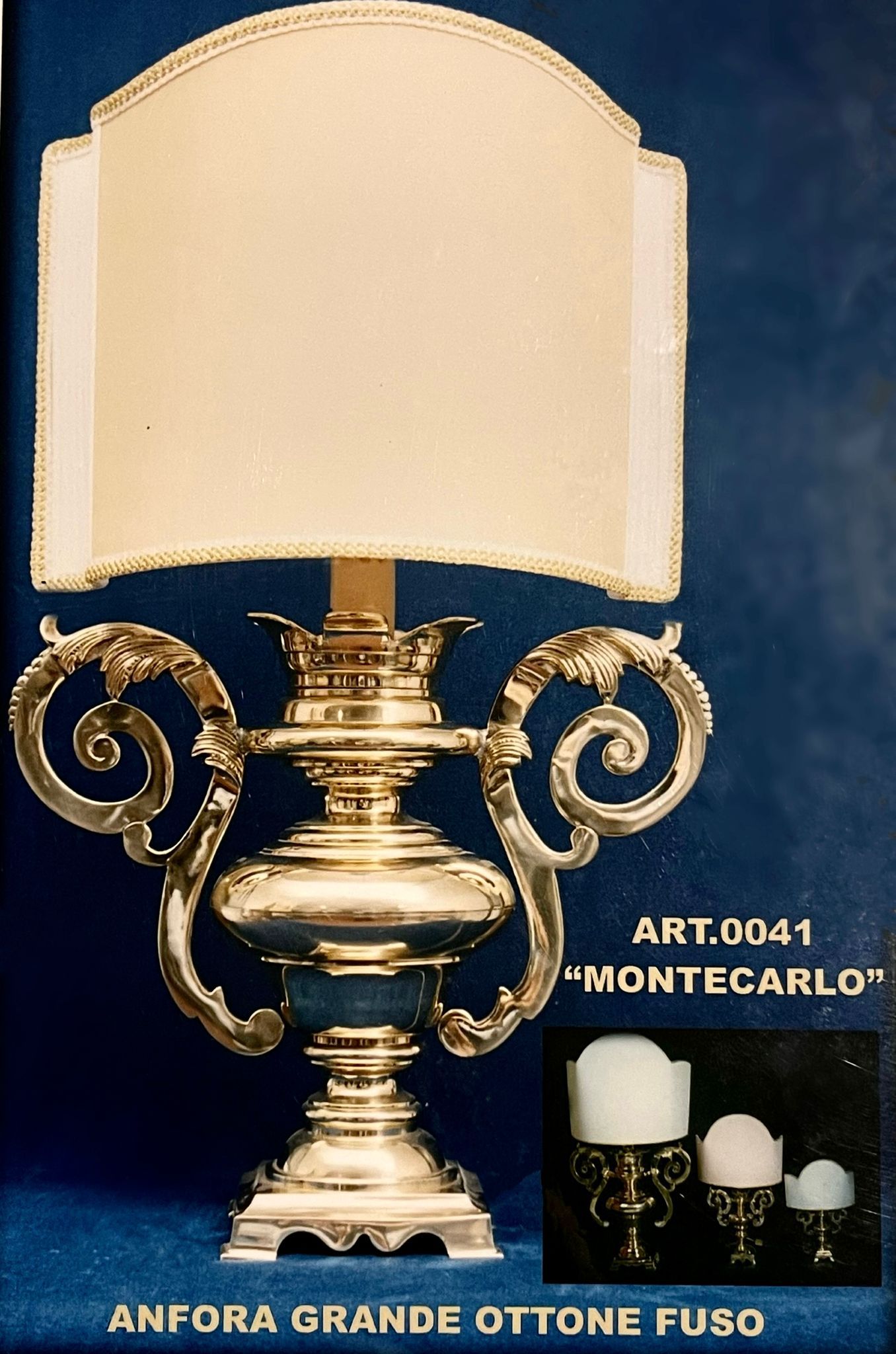 lampada da tavolo in ferro