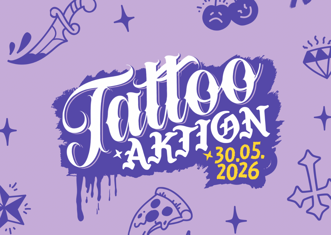 A purple-themed event flyer for 