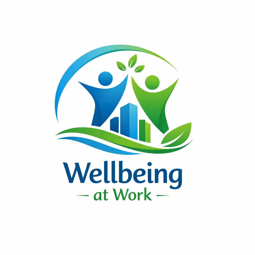 A logo with a silhouette of a man in an orange circle