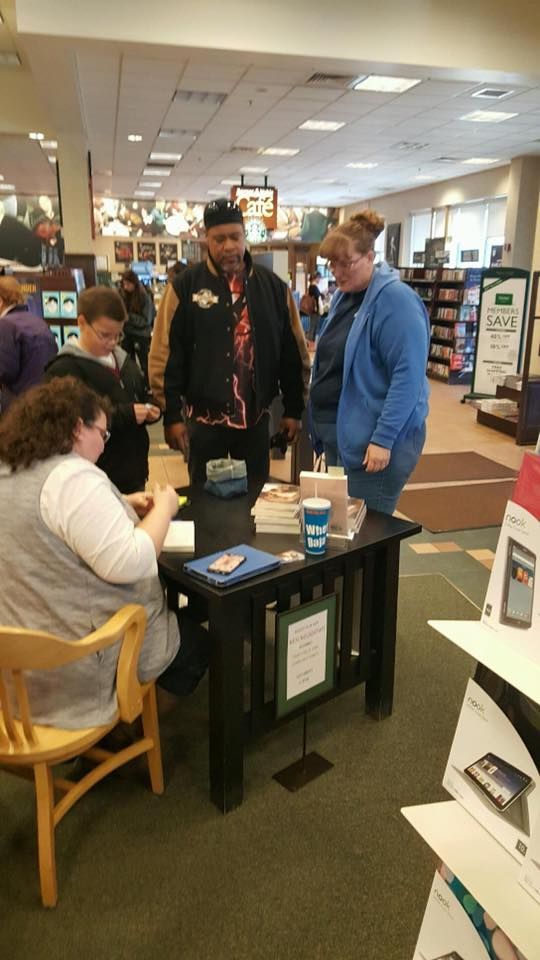 Ren Meadows Signing Books