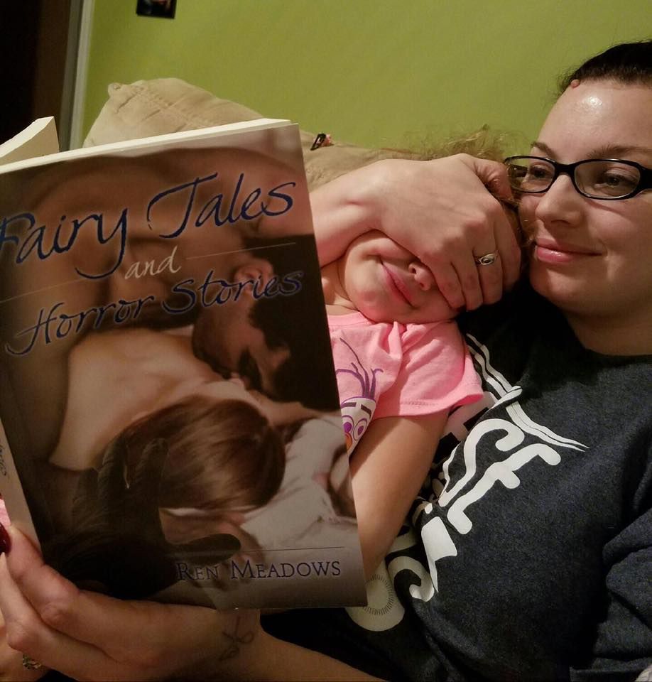 Woman and Daughter Reading a Book