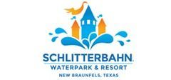 A logo for schlitterbahn waterpark and resort in new braunfels , texas.