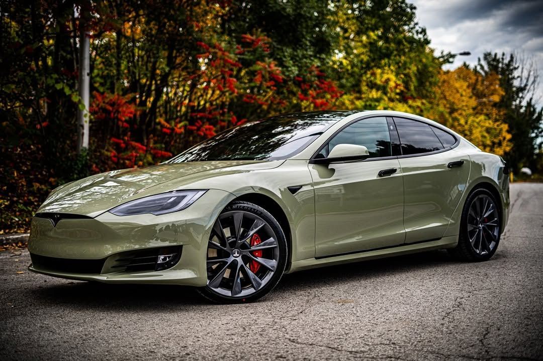  paint protection film on Tesla 