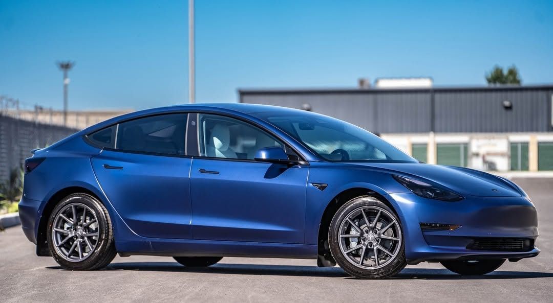 Blue car Ceramic Coating
