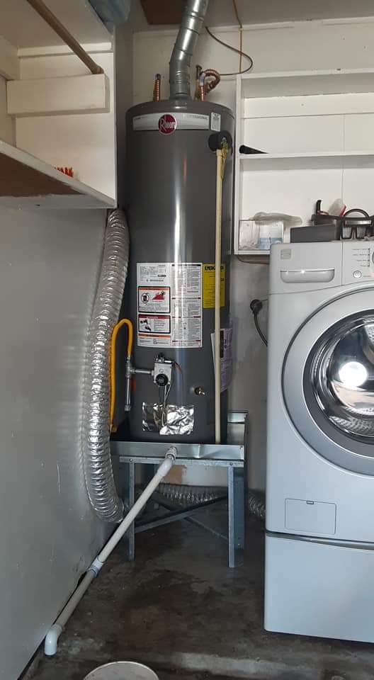 Before Fixing the Heater — Alvin, TX — C and R Plumbing