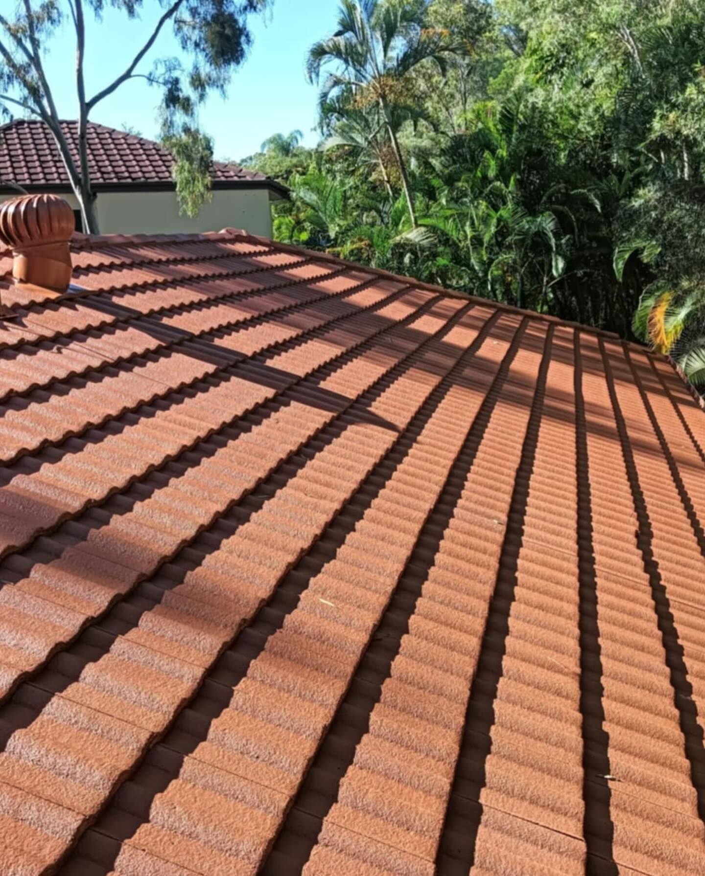 A Roof Has Been Painted — Magic Wand Roof Restoration & Painting in Mermaid Beach, QLD